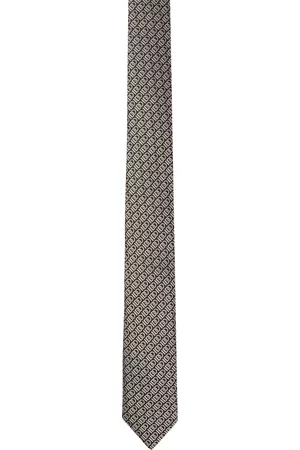 HUGO BOSS Men Neckties - Black Jacquard Tie