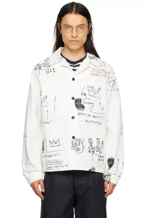 JUNYA WATANABE Men Jackets - White Printed Jacket