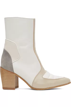OUR LEGACY Women Heeled Boots - Off-White Saber Boots