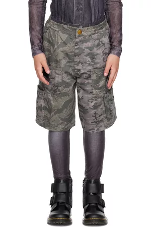 Diesel Shorts - Kids Khaki Piek-Cmf Shorts