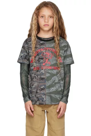 Diesel T-Shirts - Kids Green TVent T-Shirt