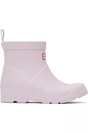 Hunter Rain Boots - Kids Purple Play Big Kids Rain Boots