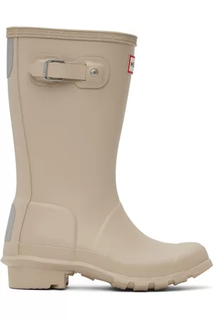 Hunter Rain Boots - Kids Gray Original Big Kids Rain Boots