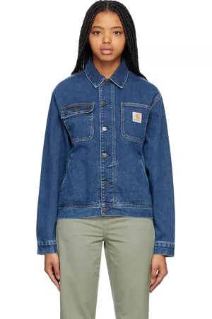Carhartt Women Denim Jackets - Blue Saledo Denim Jacket
