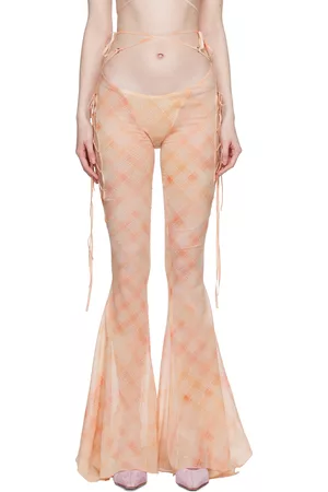 KNWLS Women Pants - Orange Glimmer Trousers