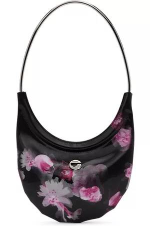 COPERNI Women Shoulder Bags - Black & Pink Holographic Ring Swipe Bag