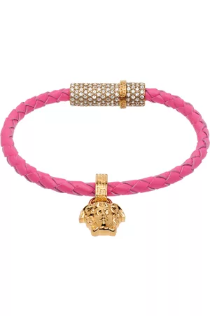 VERSACE Women Bracelets - Pink Crystal Medusa Bracelet