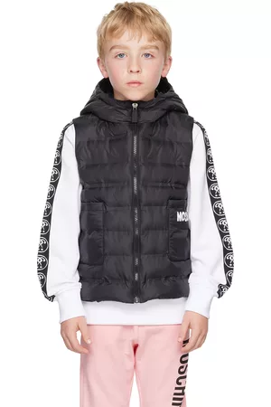 Moschino Tank Tops - Kids Black Insulated Vest