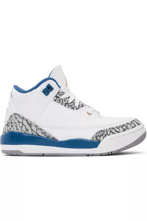 Nike Sneakers - Kids White Jordan 3 Retro Little Kids Sneakers