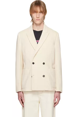 Pop Trading Company Men Blazers - Off-White Paul Smith Edition Double Breasted Blazer