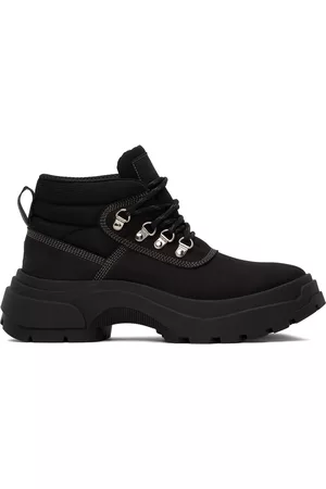 Maison Margiela Men Outdoor Shoes - Black Alex Hiking Boots