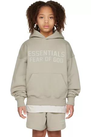 Essentials Hoodies - Kids Gray Bonded Hoodie