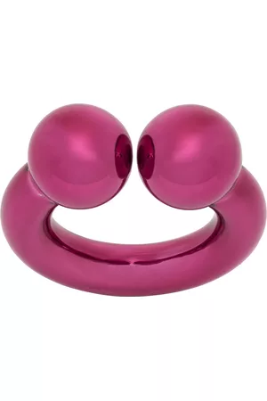 Maison Margiela Women Rings - Pink Piercing Ring