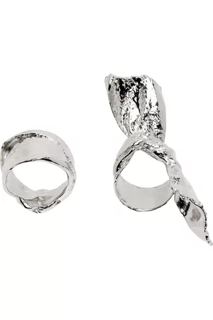 Maison Margiela Women Rings - Silver Tape Ring