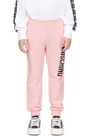 Moschino Sweatpants - Kids Pink Printed Sweatpants