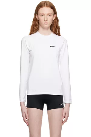 Nike Women Beachwear - White Hydroguard Cover Up