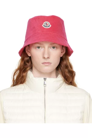 Moncler Women Hats - Reversible Pink Bucket Hat