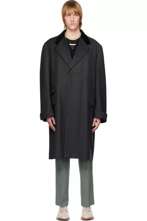 Maison Margiela Men Coats - Gray Work-In-Progress Coat