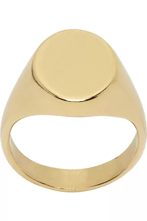 Maison Margiela Men Gold Rings - Gold Chevalier Ring