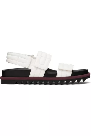 DRIES VAN NOTEN Men Leather Sandals - White Shark Sandals