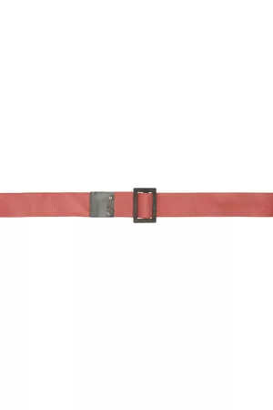 11 BY BORIS BIDJAN SABERI Men Belts - Pink 'Belt 5' Belt