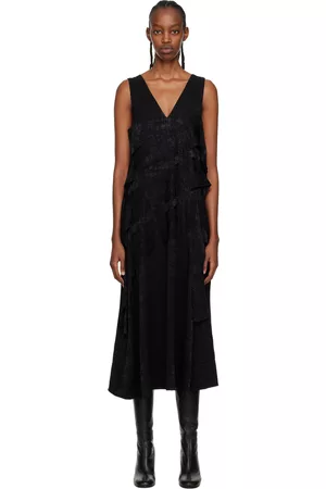 3.1 Phillip Lim Women Midi Dresses - Black Plaid Midi Dress