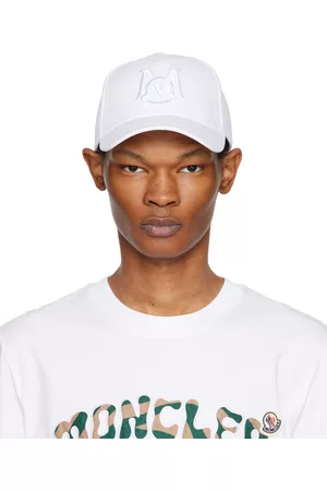 Moncler Men Caps - White Baseball Cap