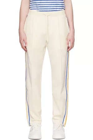 Sergio Tacchini Men Sweatpants with Pockets - Off-White Goran Track Pants