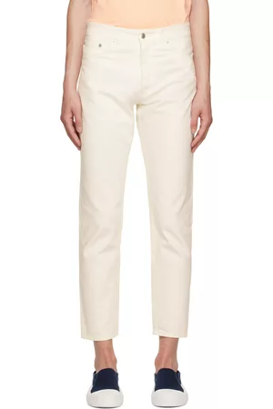 Maison Kitsuné Men Tapered Jeans - Off-White Tapered Jeans