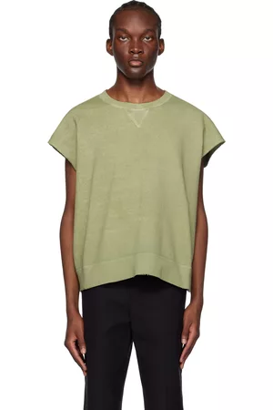 VISVIM Men Tank Tops - Green Mondo Vest