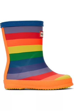Hunter Winter Boots - Kids Multicolor First Classic Rainbow Little Kids Rain Boots