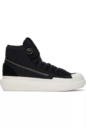 Y-3 Men Sports Shoes - Black Ajatu Court Sneakers
