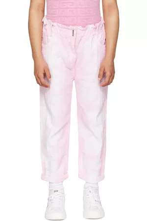 Givenchy Jeans - Kids Pink 4G Jeans