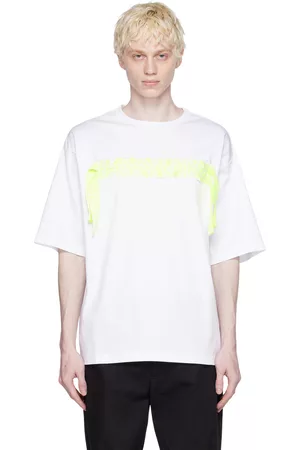 Lanvin Men T-Shirts - White Curb T-Shirt