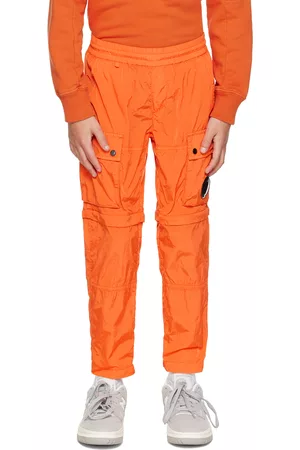 C.P. Company Pants - Kids Orange Lens Cargo Pants