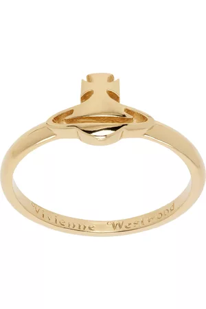 Vivienne Westwood Men Gold Rings - Gold Carmen Ring