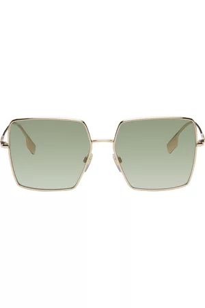 Burberry Women Square Sunglasses - Gold Square Sunglasses