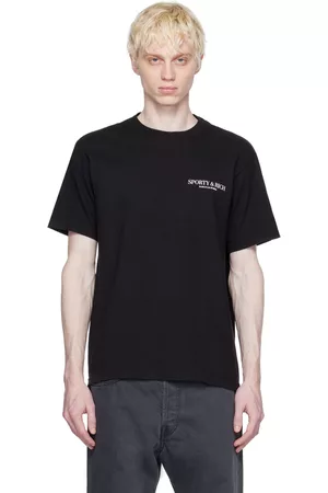 Sporty & Rich Men T-Shirts - Black 'Made In California' T-Shirt