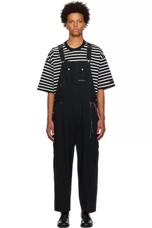 MASTERMIND JAPAN Men Dungarees - Embroidered Overalls