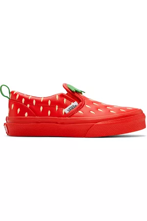 Vans Flat Shoes - Kids Classic Slip-On Berry Little Kids Sneakers