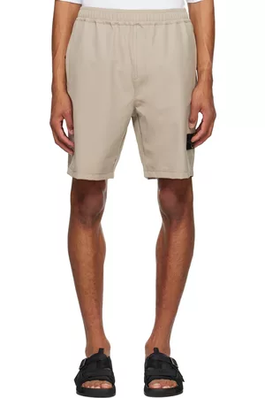 Stone Island Men Shorts - Beige Patch Shorts