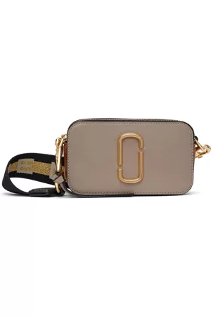The Marc Jacobs Snapshot shoulder bag Small Camera Bag in taupe leather