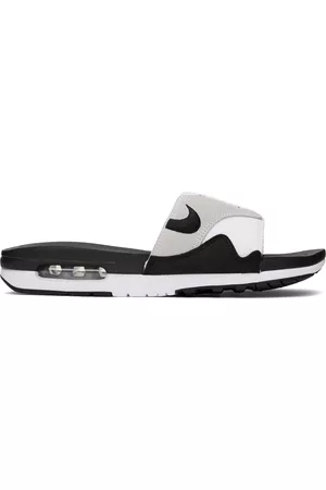 Nike Men Sandals - Black & White Air Max 1 Sandals