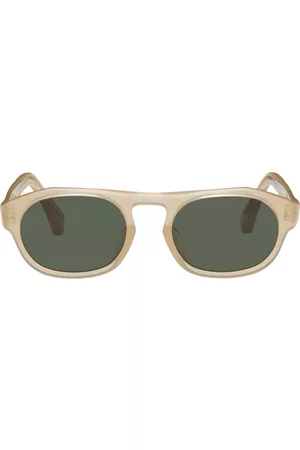 DRIES VAN NOTEN Women Sunglasses - Beige Linda Farrow Edition Oval Sunglasses