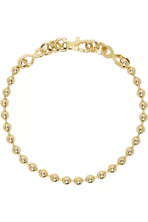 Martine Ali Men Necklaces - Gold Seashell Link Necklace