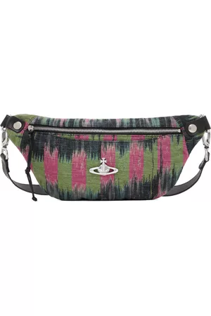Vivienne Westwood Men Bags - Pink & Green'Ethical Fashion Africa' Paul Pouch
