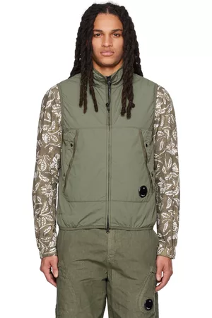 C.P. Company Men Vests - Green G.D.P. Vest