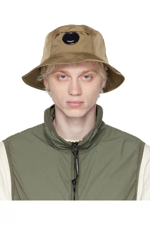 C.P. Company Men Hats - Khaki Chrome-R Lens Bucket Hat