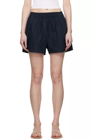 RAG&BONE Women Shorts - Navy Emb Shorts