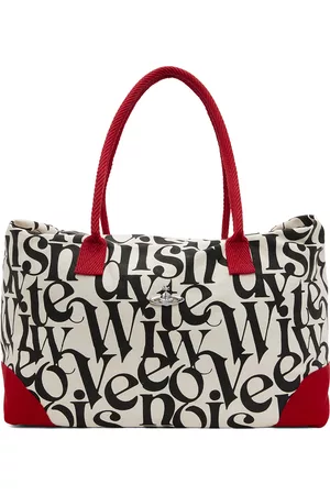 Vivienne Westwood Men Luggage - Black & White Sid Weekender Duffle Bag